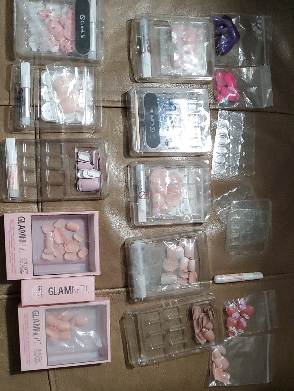 Assorted Press-On Nail Lot